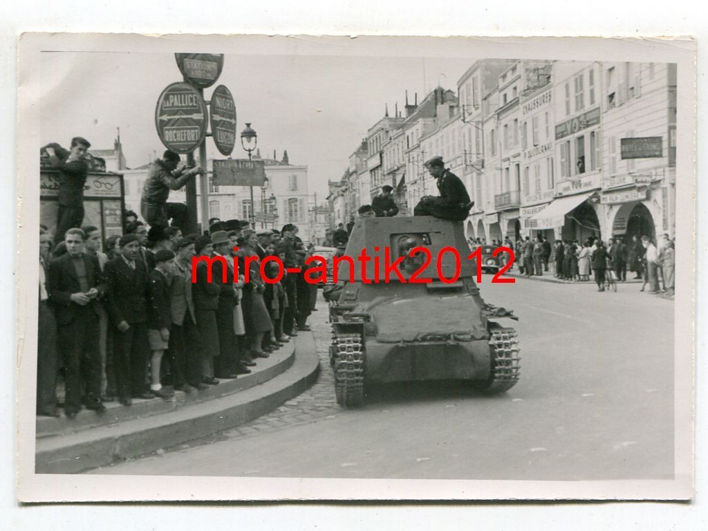Foto, Wehrmacht, Panzerjäger I, Einmarsch in fra