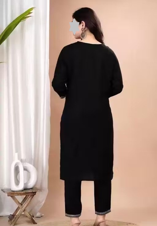 Anugraha Women Kurta Pant Set with Sequence Work Color 1 (KS173)