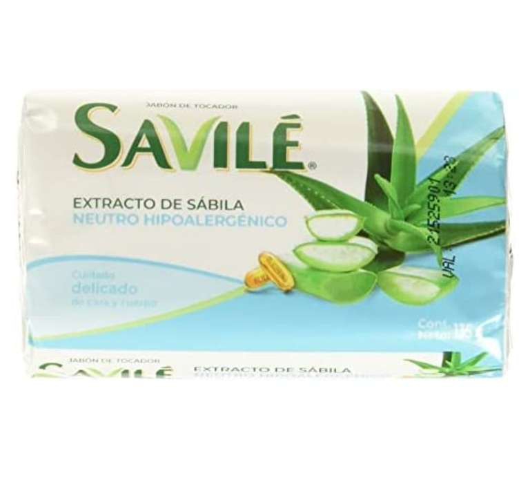 Amazon: Jabon Savilé Barra 135 gramos (compra mínima 4 piezas) 
