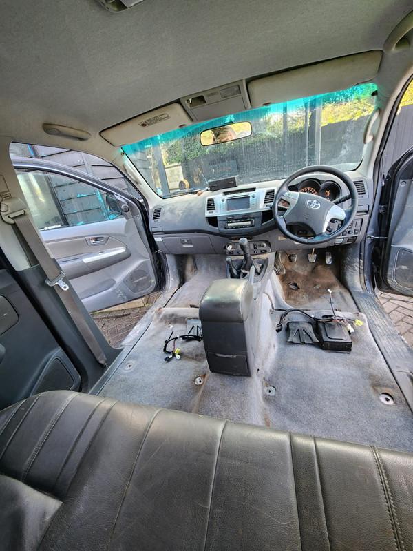 Car interior cleaning