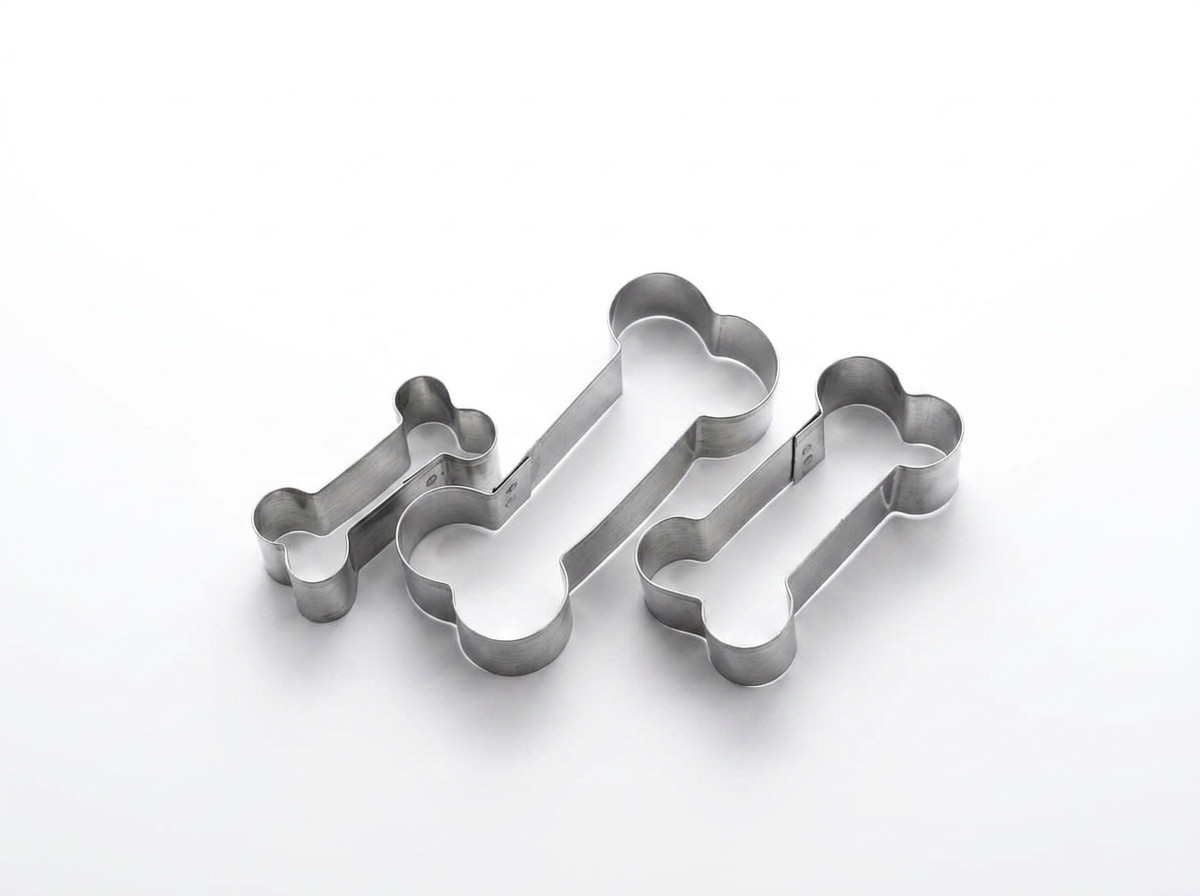 Molde en Acero huesos mini utensilio para pastillaje y pasta fría