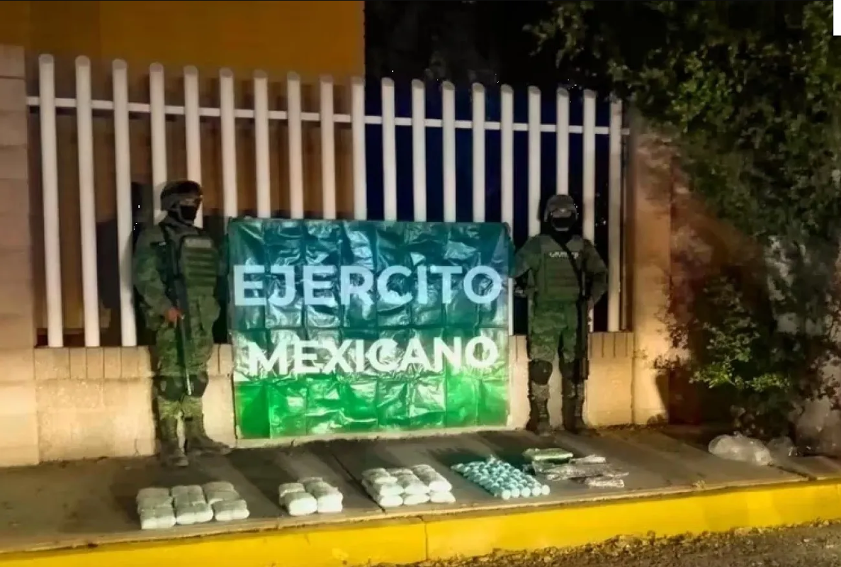 Sedena decomisa cargamento de fentanilo; 276 mil pastillas y 18 kg en polvo