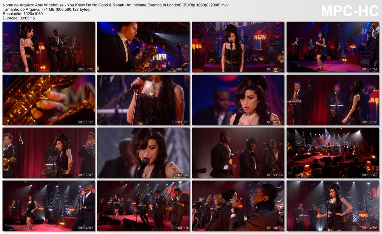 Amy Winehouse - You Know I’m No Good & Rehab (An Intimate Evening In London) (BDRip 1080p) [2008]