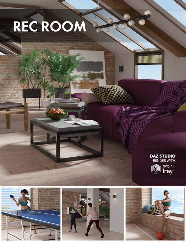 rec room 00 main daz3d