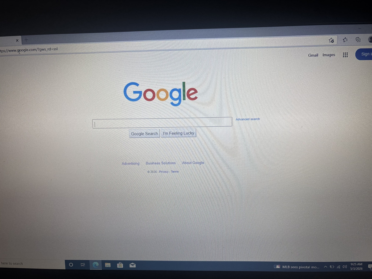 Wi-Fi restored — Google loads in browser
