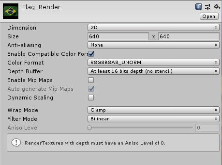 HDRP - Render Texture Trasnparente na UI Render-Texture