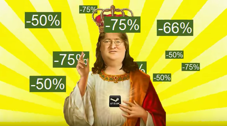 Gaben - Gabe Newell Meme | Postcard