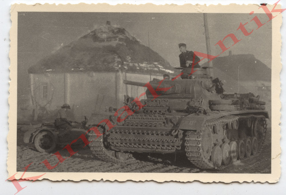 Foto Wehrmacht Russland Panzer III später late V