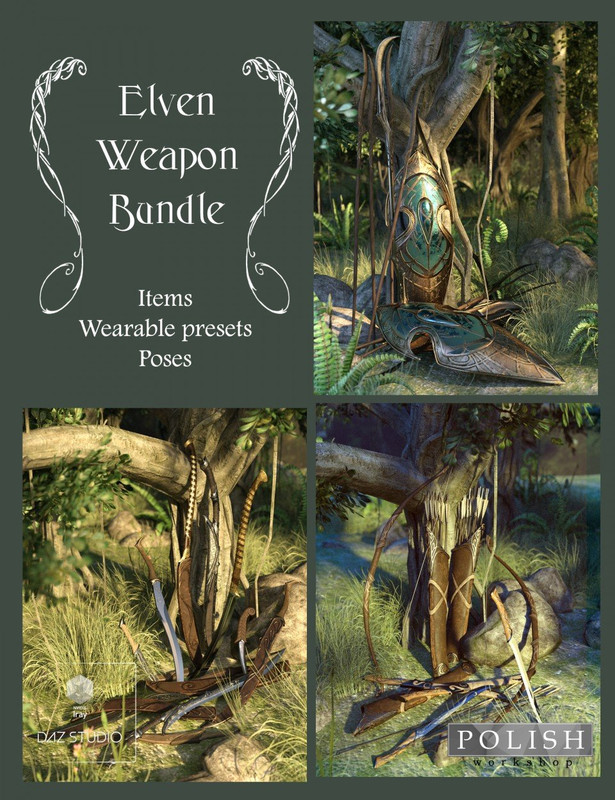 Elven Weapon Bundle Elven Weapon Bundle