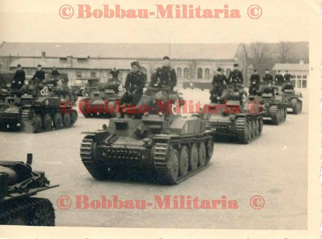 Wehrmacht Kaserne Erlangen 1942 Panzer Rgt. 25 Skoda Panzerkampfwagen 38(t)