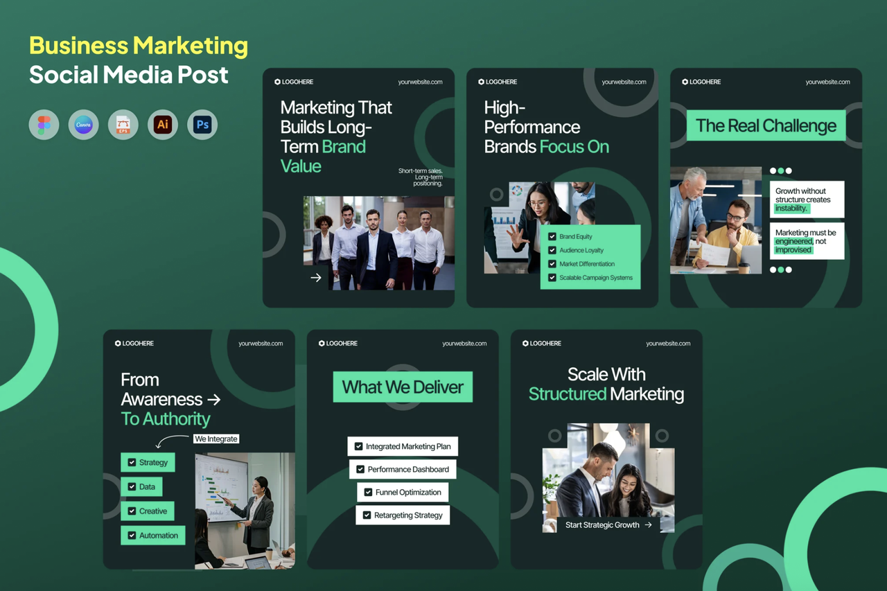 Business Marketing Social Media Instagram Carousel 02