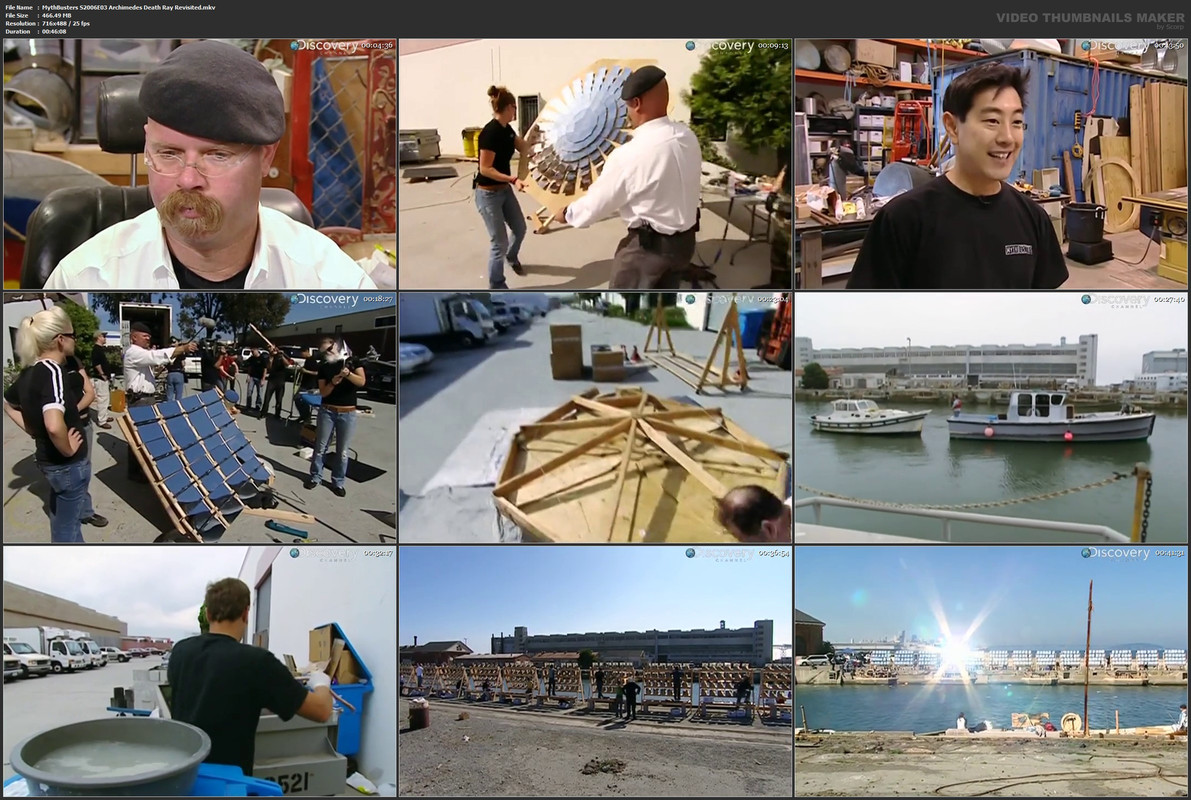 MythBusters S2006E03 Archimedes Death Ray Revisited.mkv