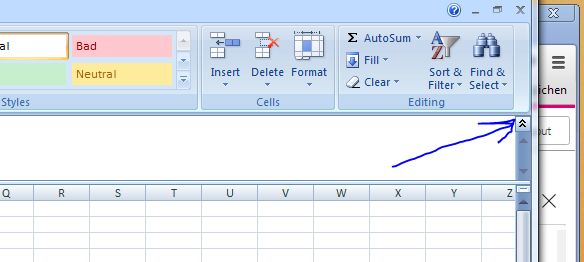Expand Top Edit Box Bar(Formula bar)