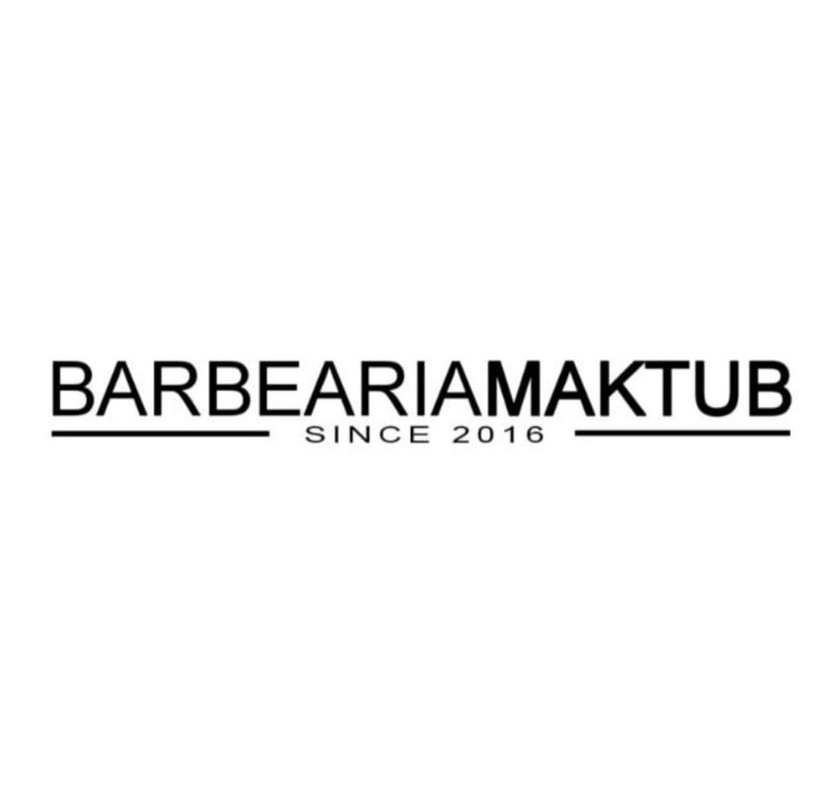 Logo Barbearia Maktub