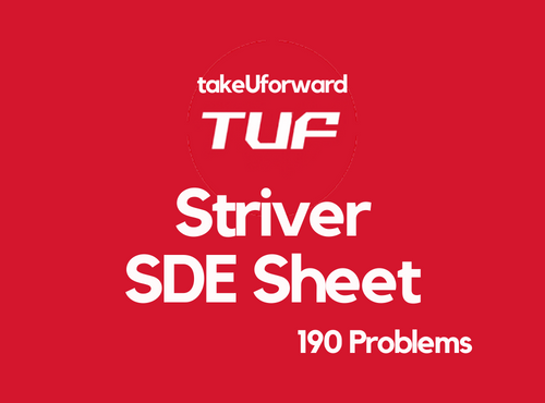 Striver SDE Sheet
