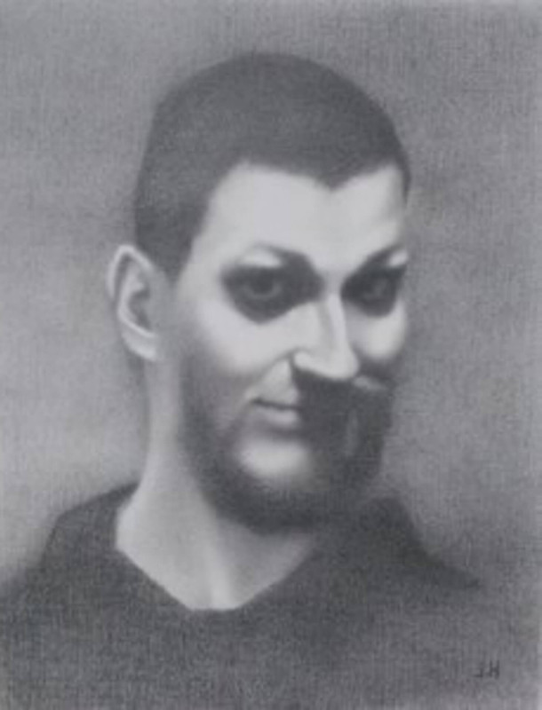 Self Portrait in Graphite