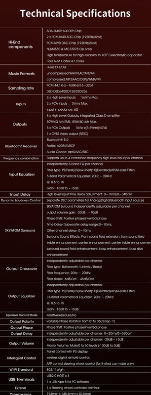 Goldhorn P2 DSPA Pro Tech Specs