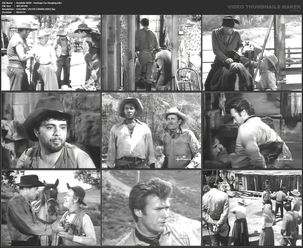 Rawhide 8X06 - Hostage For Hanging.mkv
