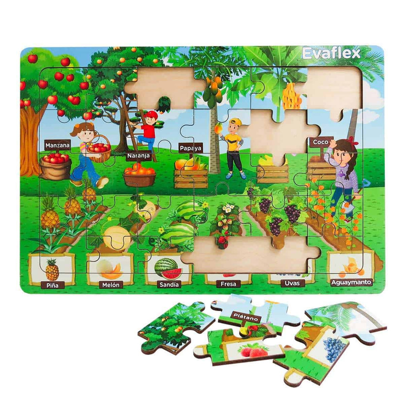 RMPCABZAS MADERA C/030 FRUTAS Y ARBOL