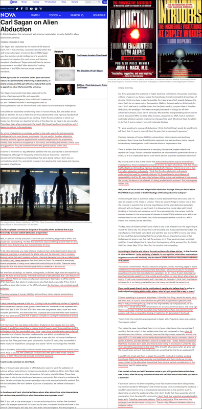 Nova - February 1996 - Carl Sagan on Alien Abduction