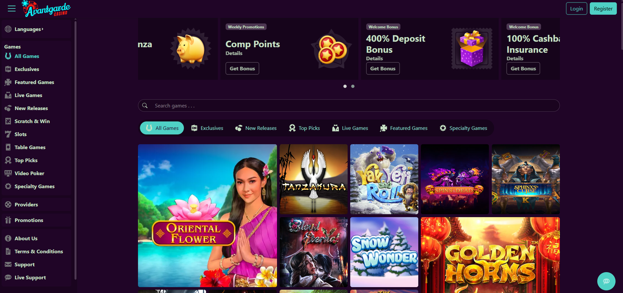 avantgarde-no-deposit-bonus-casino-bonuses