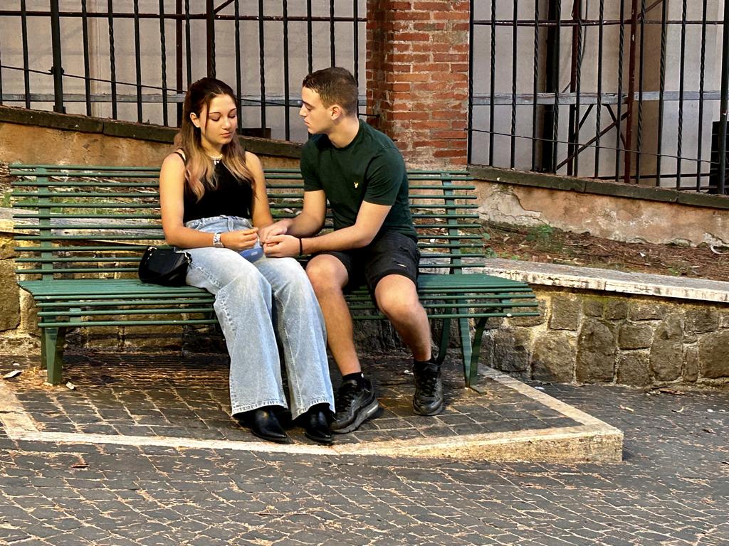 Жаркий сентябрь на побережье Тирренского моря.