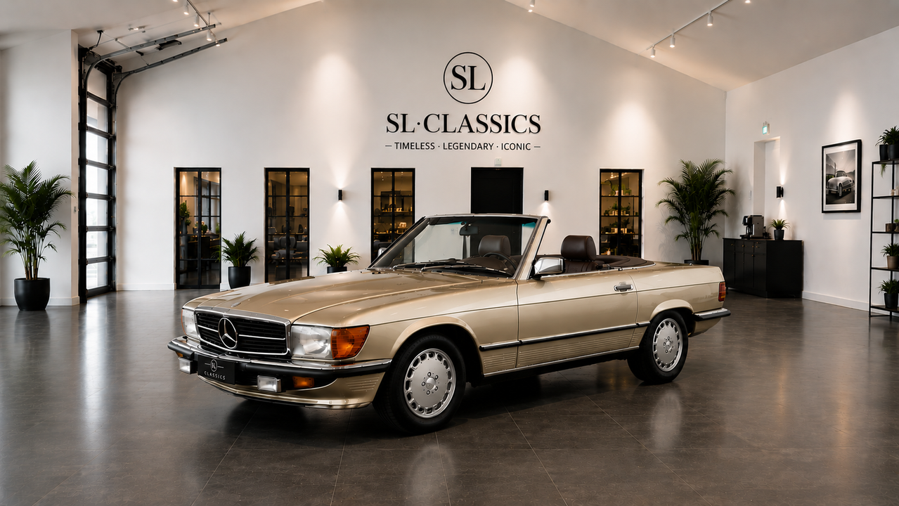 Mercedes-Benz 560 SL DB 473 Champagner Metallic