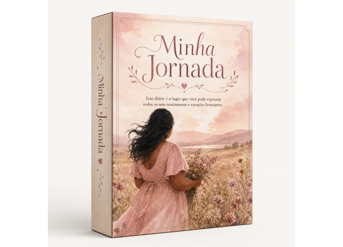 Diário Terapêutico Minha Jornada - Caderno de escrita e acolhimento