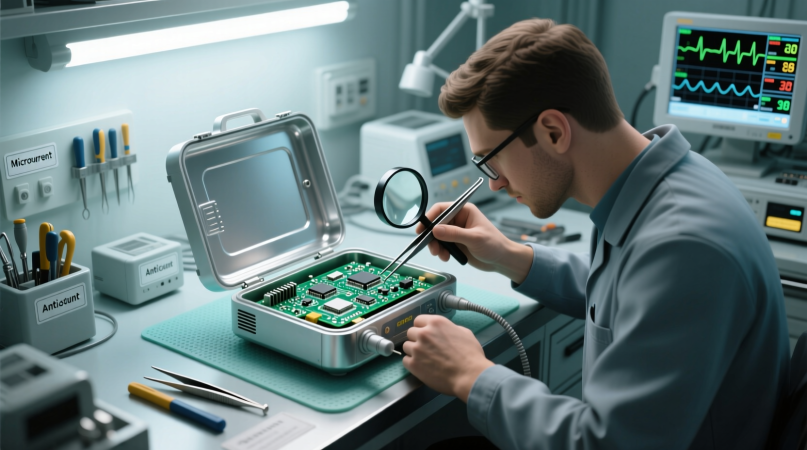 Чистка и ремонт микротокового стимулятора