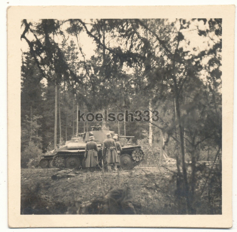 Foto Panzer 38(t) tschechischer CKD Praga Beute 