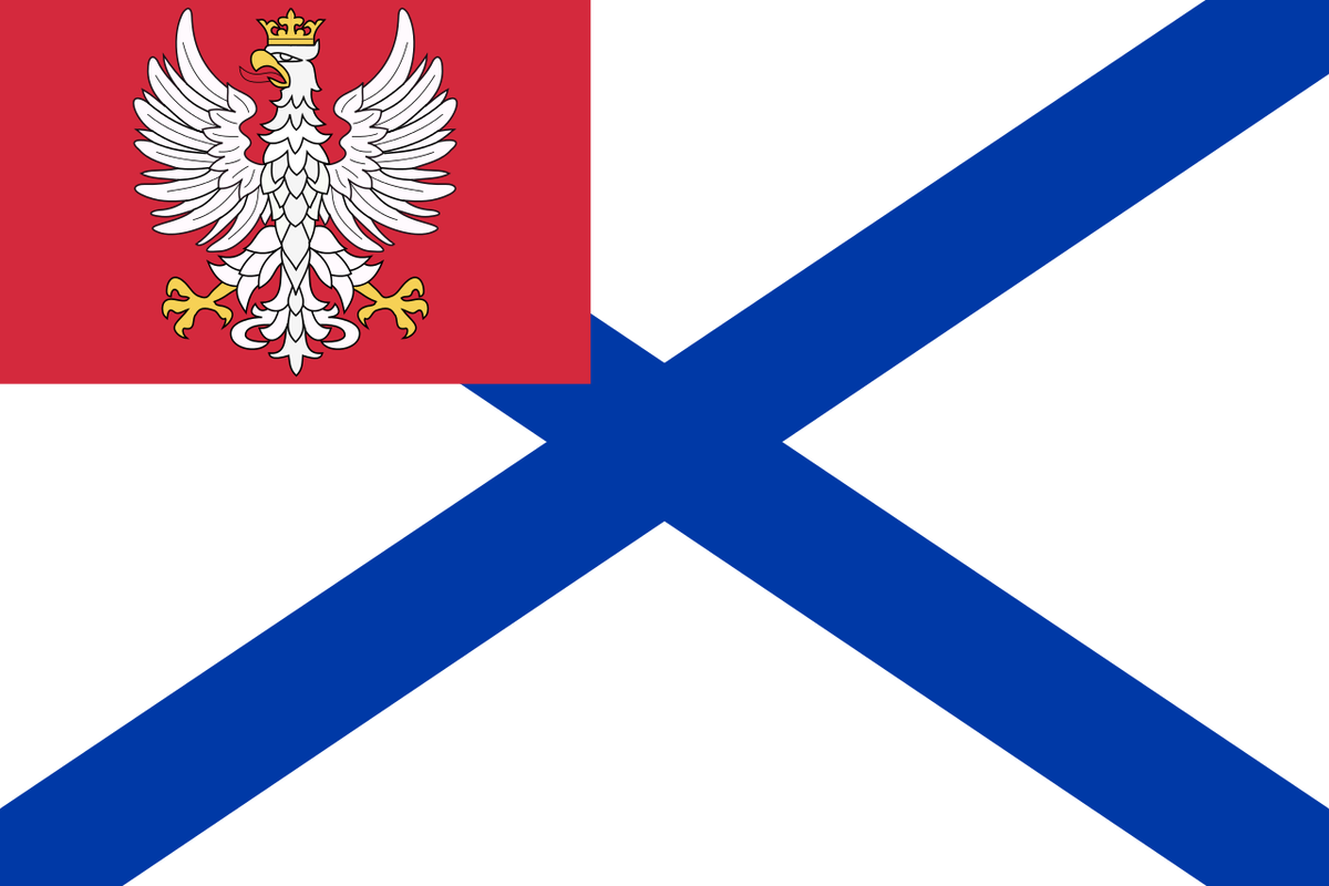 Military ensign of Vistula Flotilla of Congress Poland svg — Postimages