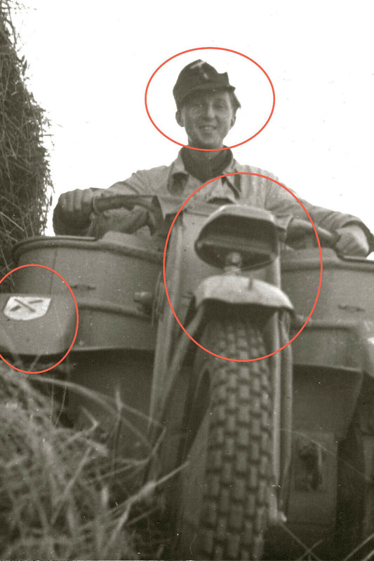 Orig. 3 Fotos 6.Panzer-Division Sommer 1944 Ukraine KETTENKRAD (