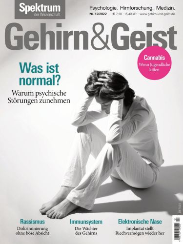 Cover: Spektrum der Wissenschaft Gehirn und Geist Magazin No 12 Dezember 2022