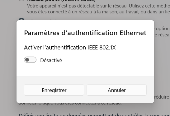 Capture d écran authentification réseau paramètres ETHnt 2026 03 27 155029