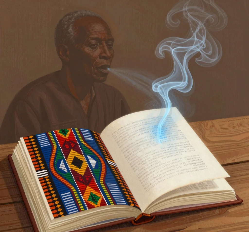 Forgotten books and erased literature imagery