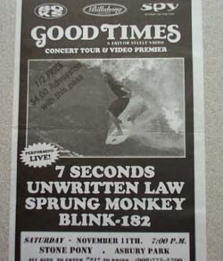 1995-11-11 Asbury Park, NJ - The Stone Pony (Good Times Tour) - 