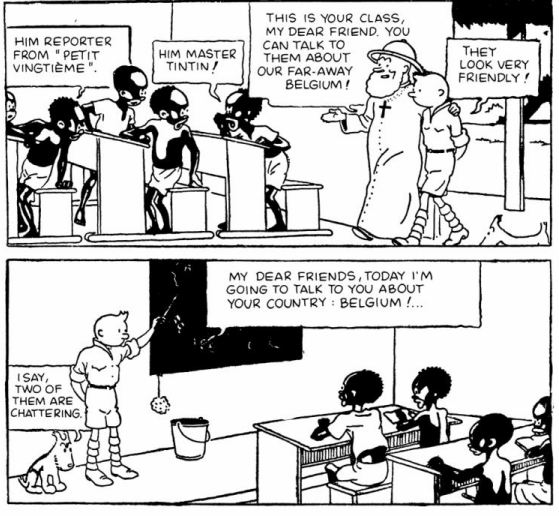 Tintin in (Belgian) Congo