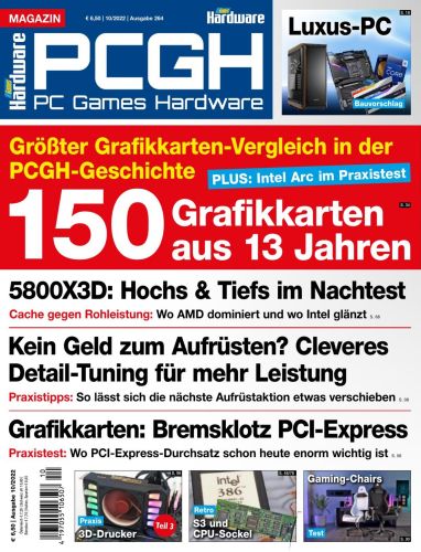 Cover: Pc Games Hardware Magazin Oktober No 10 2022