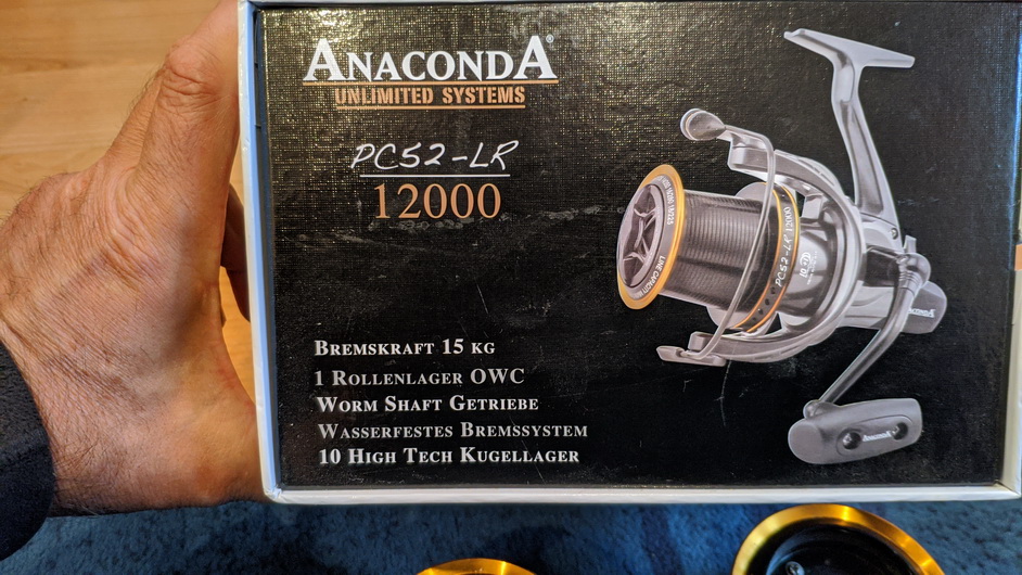 Vind 4 mulinete ANACONDA LONG RANGE 12000 noi - Crapmania.ro