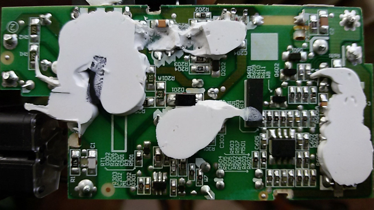 DPS napájecího zdroje HP 65W - dolní