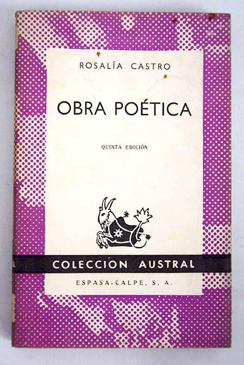 22877538818 - Obra Poetica - Rosalia De Castro