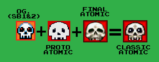 Classic Skull Design Atomic Recipe ALT