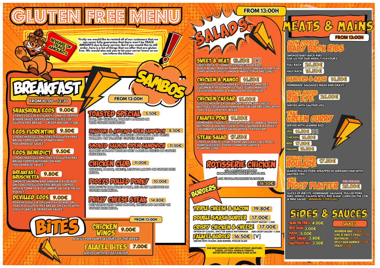 GF MENU 2026