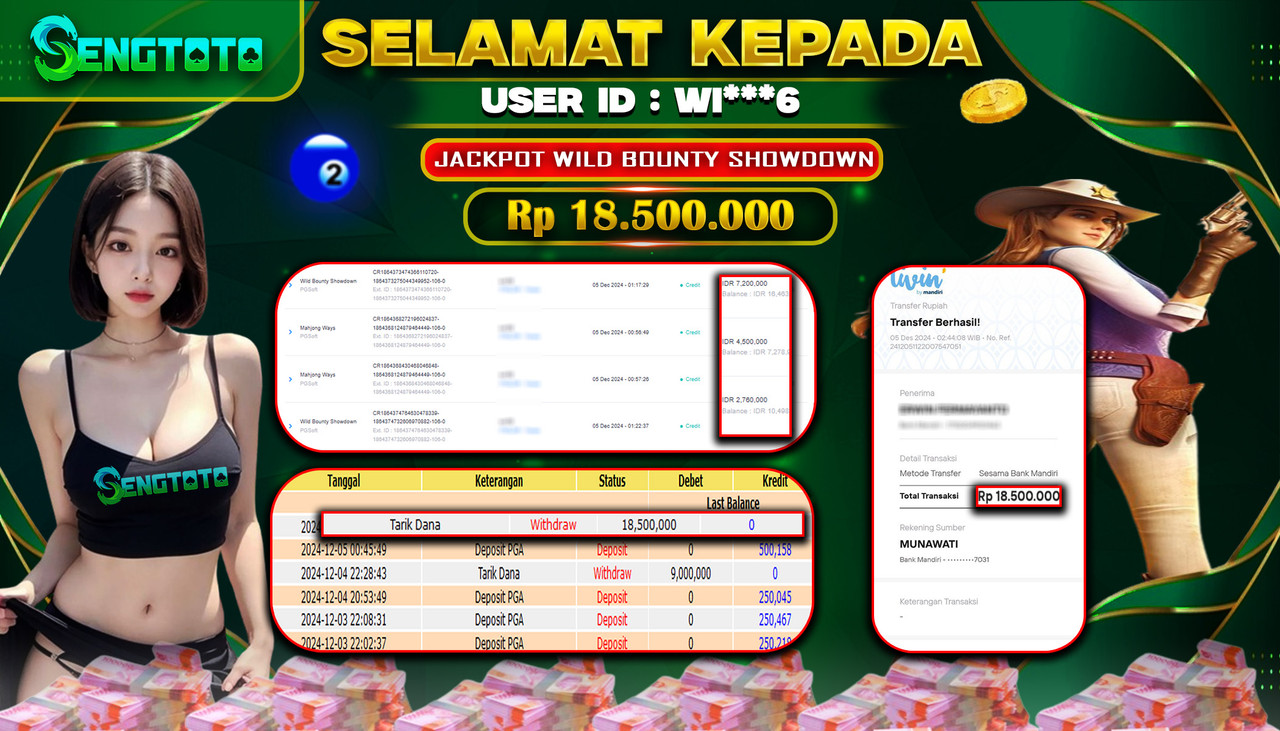 BUKTI PEMBAYARAN SLOT WILD BOUNTY SHOWDOWN