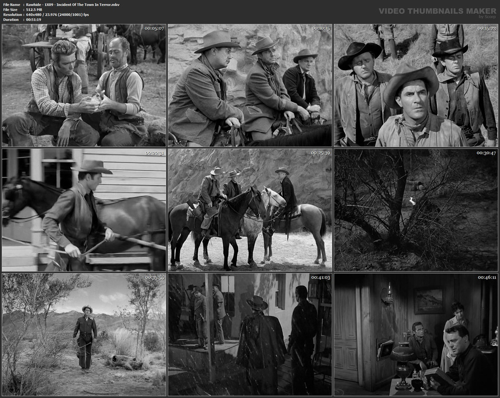 Rawhide - 1X09 - Incident Of The Town In Terror.mkv