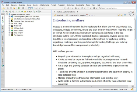 myBase Desktop 7.3.4
