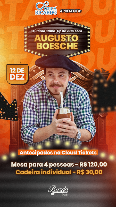 Stand Up no Bardo com Augusto Boesche