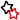 red and black stars