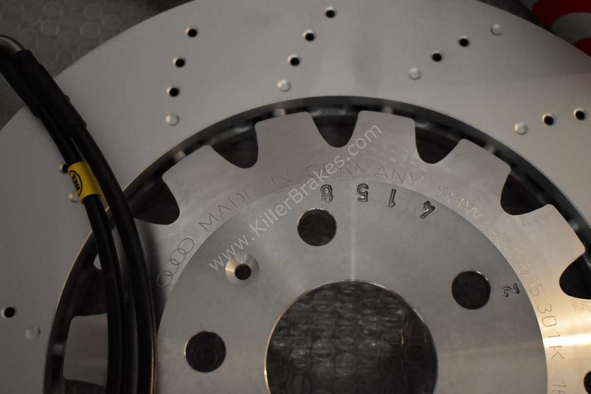 Audi RS Full Big brake upgrade Brembo 8Pot Calipers 370mm Brake 