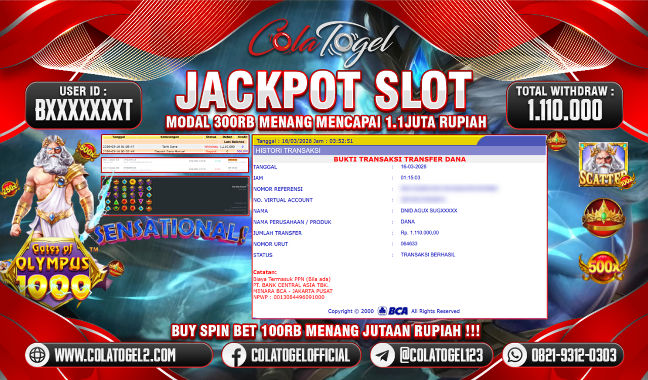JACKPOT SLOT GACORR!!
